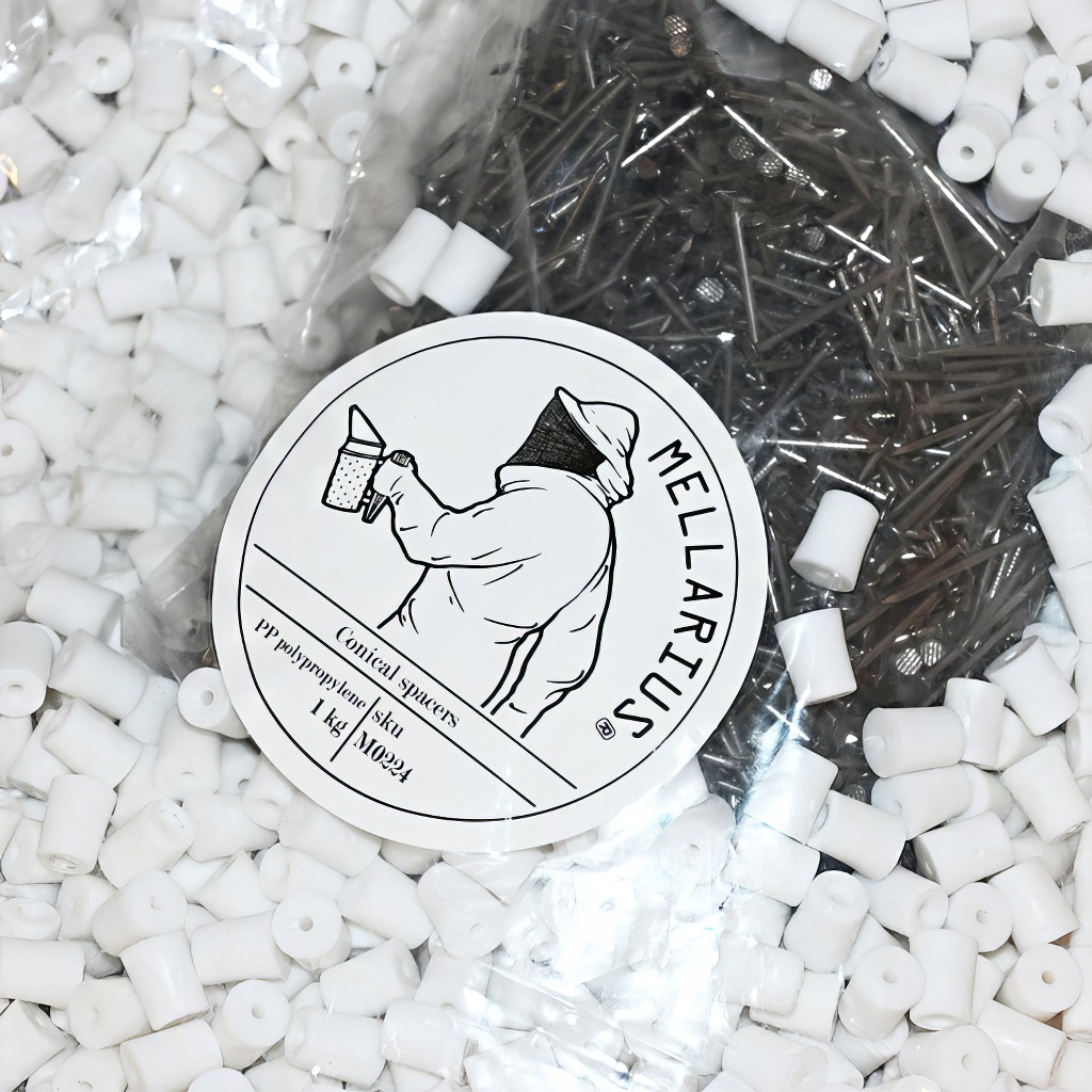 Kúpos távtartók szögekkel - 1 kg