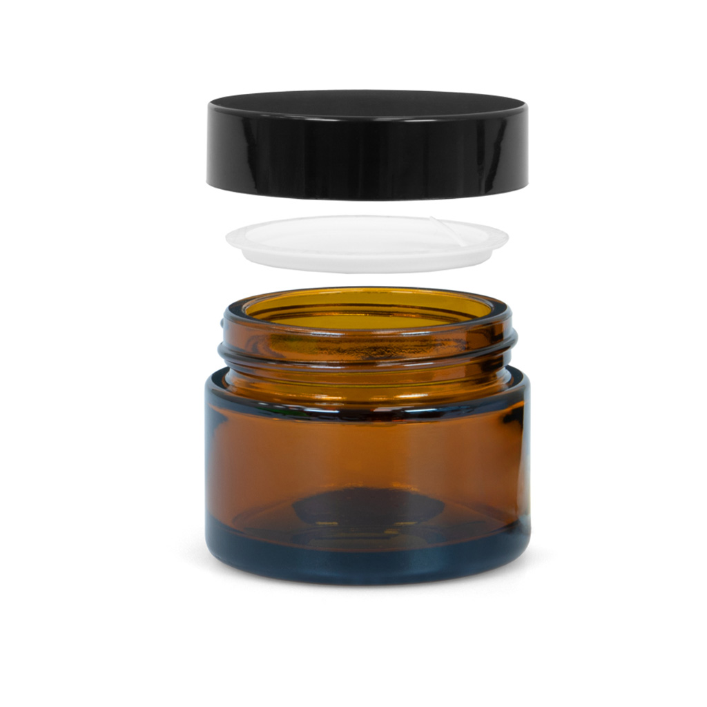 Barna üveg pohár 50 ml