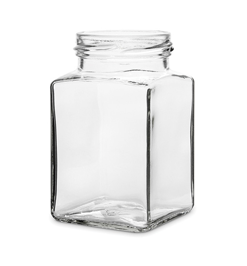 Négyszögletes üveg 260 ml (TO 58)