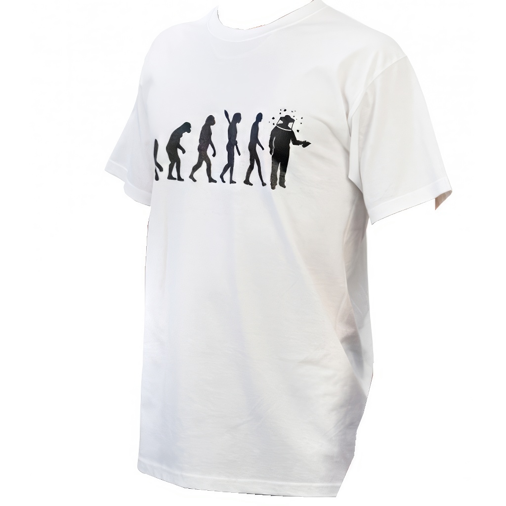 Méhészeti póló ApiSina Evolution, fehér