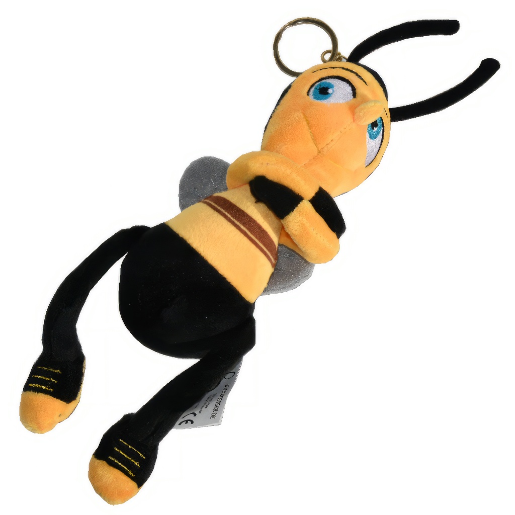 Plüss méhecske Bob kulcstartóval - 24 cm