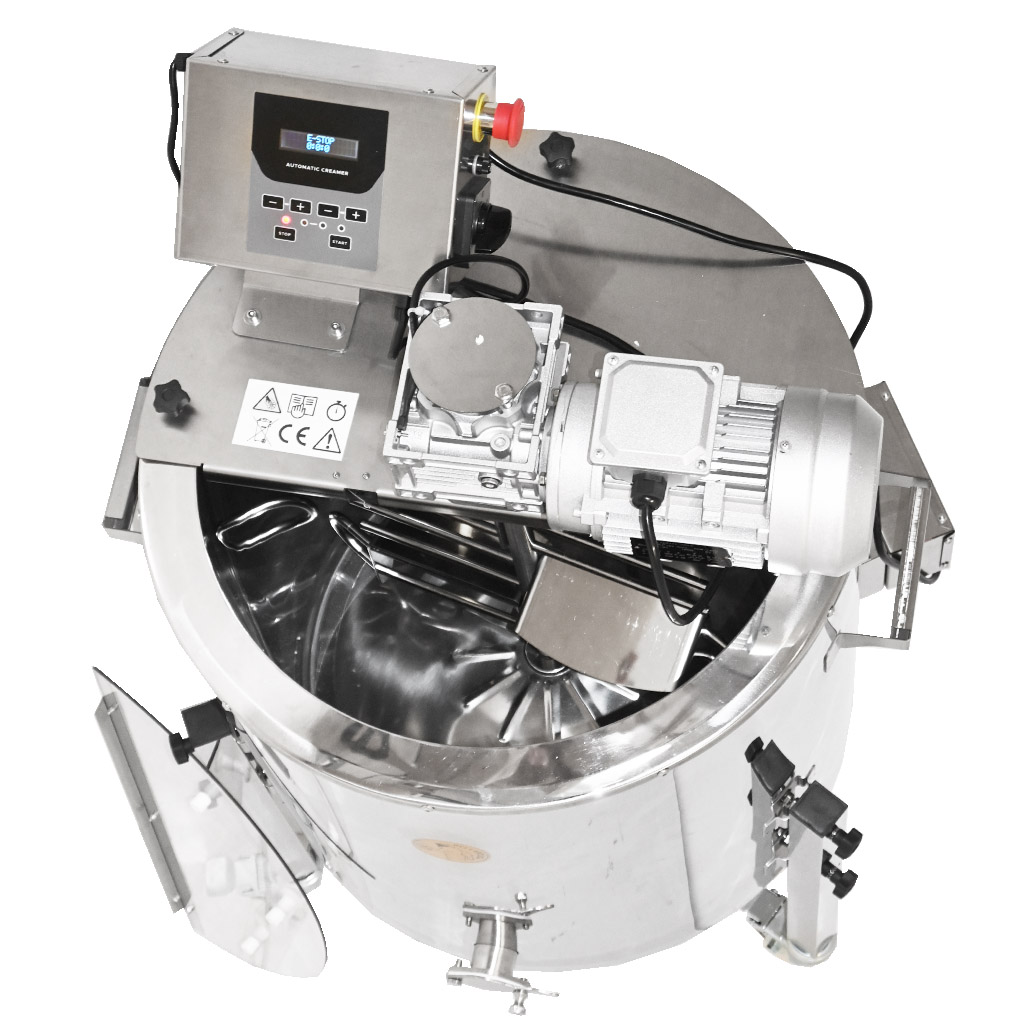 Mézkrémesítő berendezés fűtéssel Mellarius MaxiLine 230 V, 100 kg - automata
