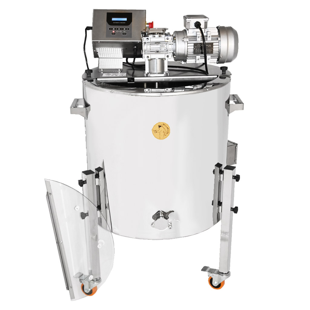 Mézkrémesítő berendezés fűtéssel Mellarius MaxiLine 230 V, 100 kg - automata