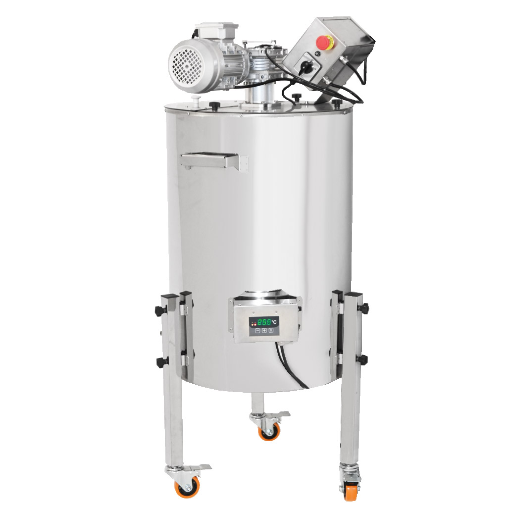 Mézpasztásító berendezés fűtéssel Mellarius MaxiLine 230 V 250 kg - automata