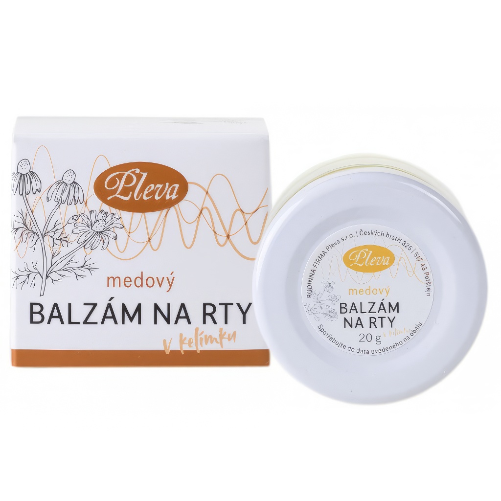 Pleva Mézes ajakbalzsam - tégely - 15g