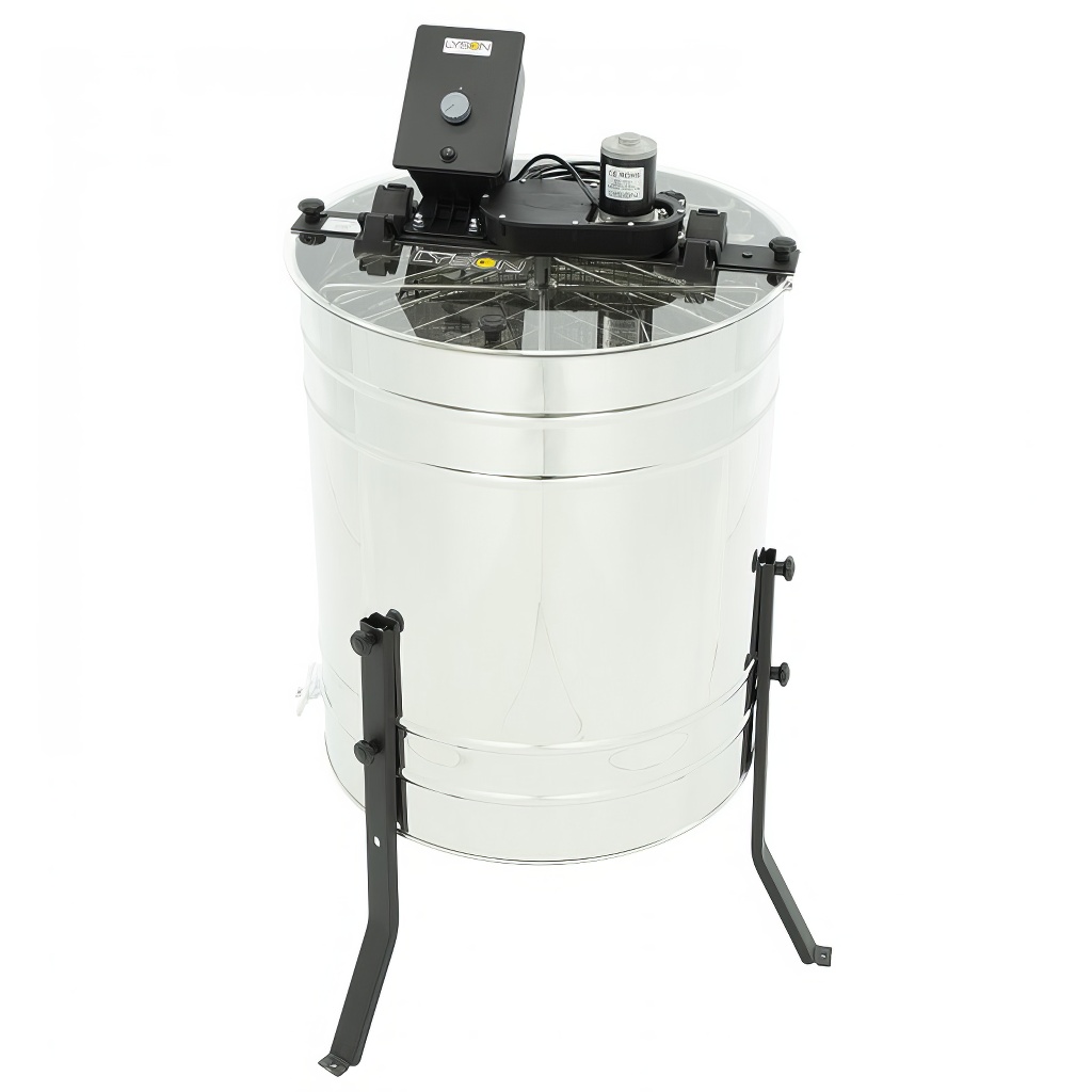 Lysoň Basic 4 r. kézi irányváltós elektromos mézpergető 230V Langstroth P60