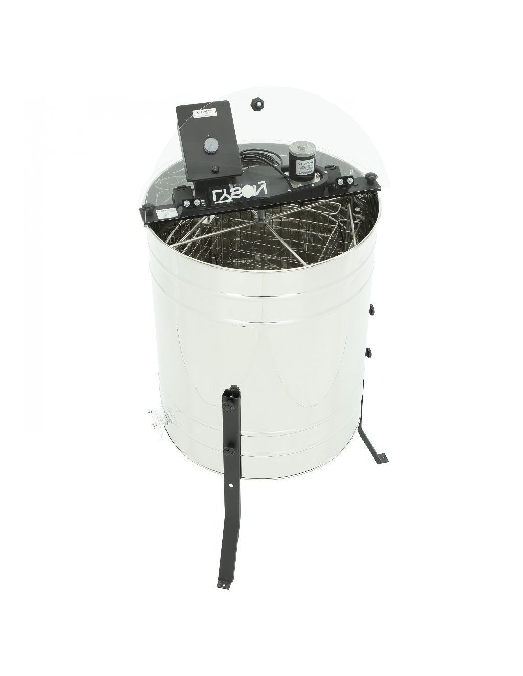 Lysoň Basic 4 r. kézi irányváltós elektromos mézpergető 230V Langstroth P60