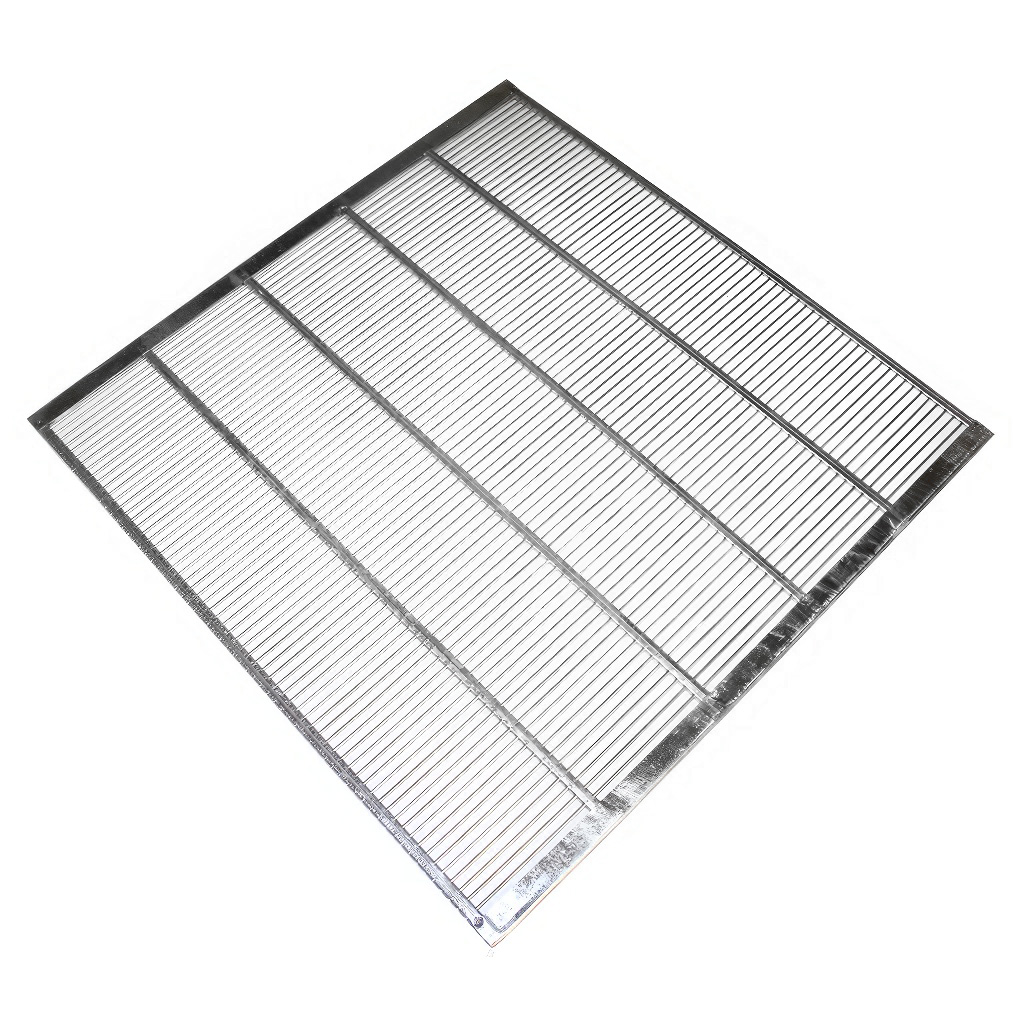Műanyag anyarács fém 420x420 mm DE