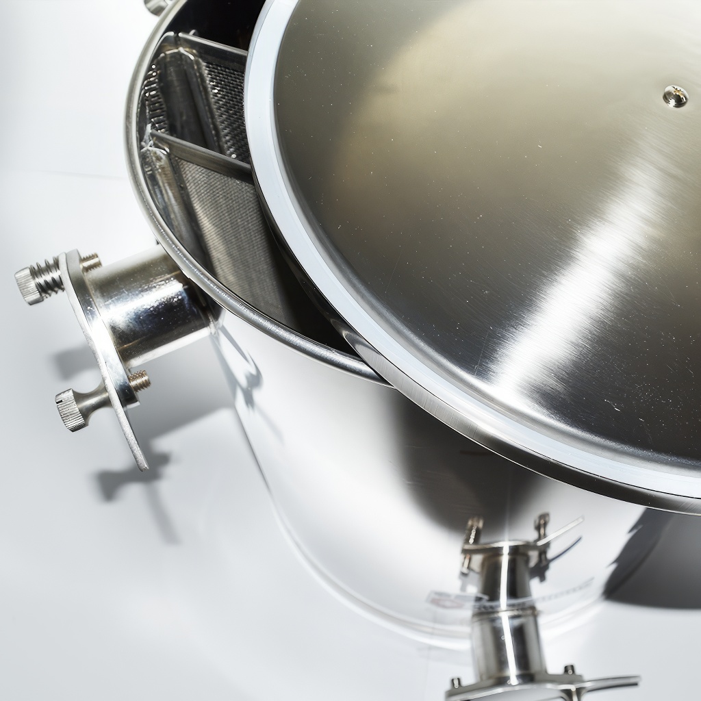 Mézpergető és tisztító vödör Mellarius MaxiLine 50 kg 2 szűrővel