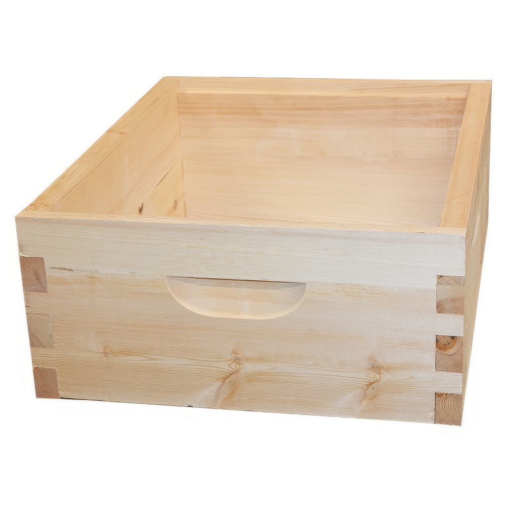 Langstroth méhkaptár felső elem - 3/4 (185 mm) - 10 keretes - cinkelt - szétszerelt