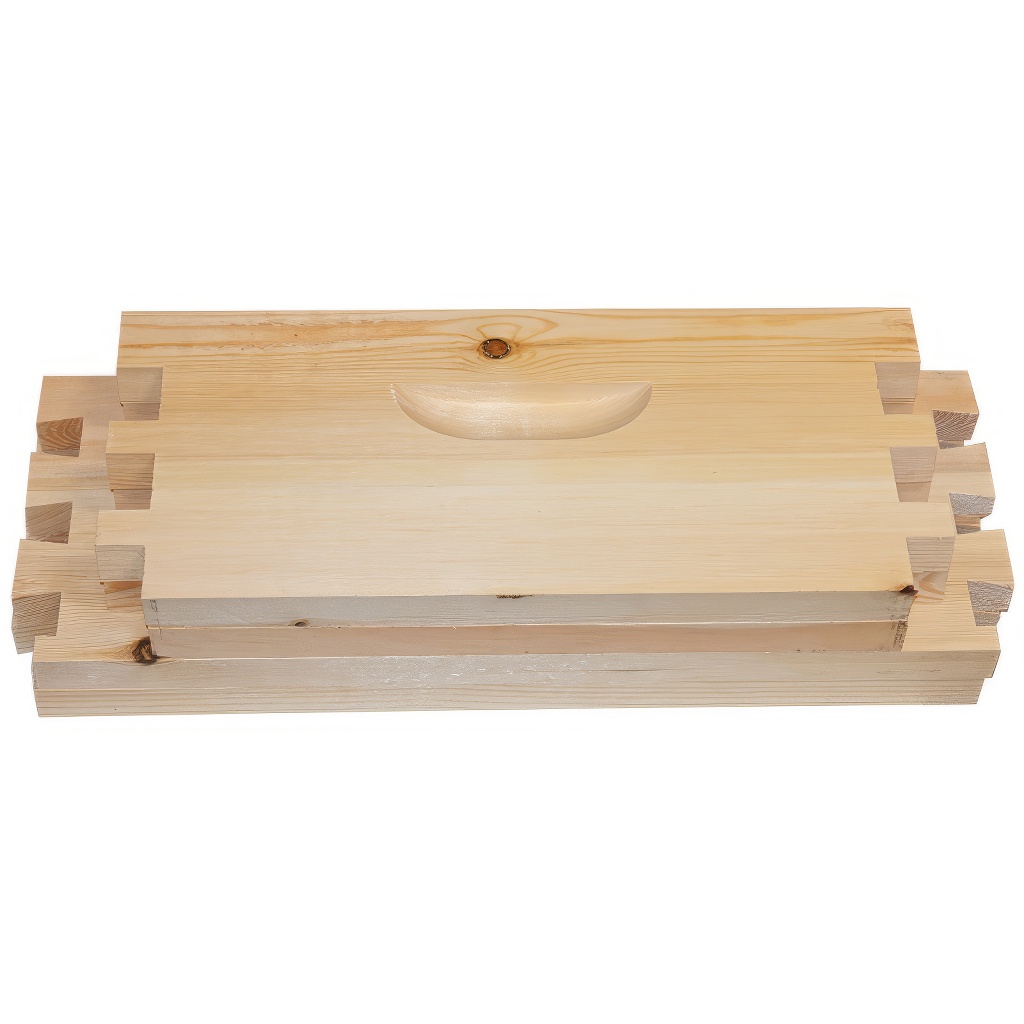 Langstroth méhkaptár felső elem - 3/4 (185 mm) - 10 keretes - cinkelt - szétszerelt