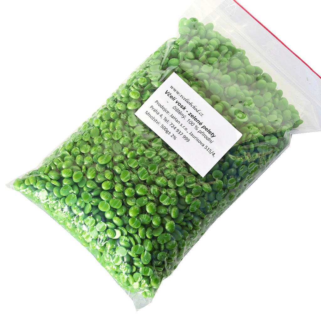Méhviasz - zöld pellet - 500 g