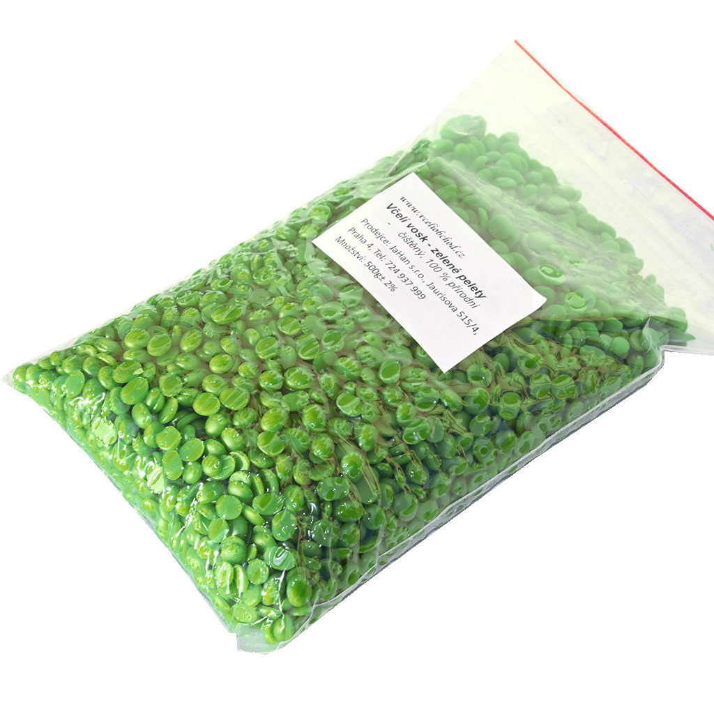 Méhviasz - zöld pellet - 500 g