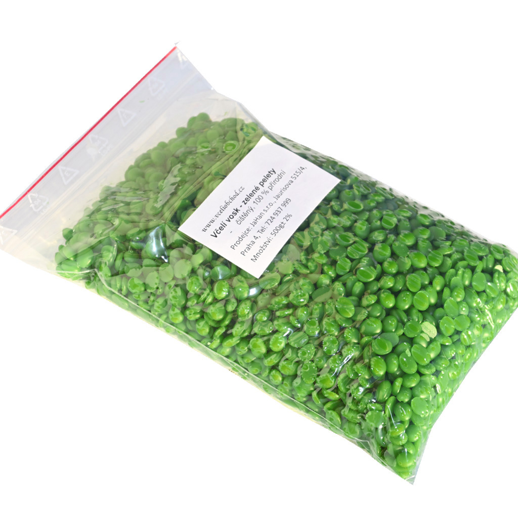 Méhviasz - zöld pellet - 500 g