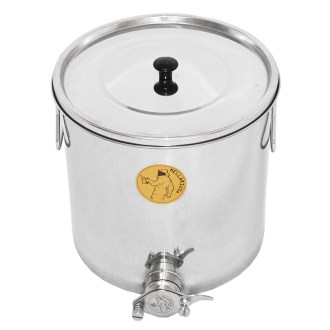 Pergetővödör Mellarius MiniLine 25 kg - rozsdamentes csap