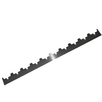 Keret távtartó fésű - rozsdamentes acél Zander 10r - 370x28 mm