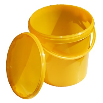Műanyag mézeskanna 14 kg sárga