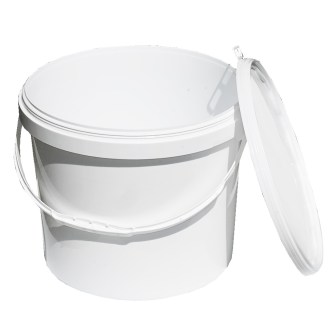 Műanyag mézeskanna 21 kg fehér