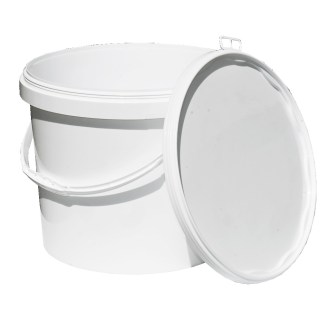 Műanyag mézeskanna 21 kg fehér