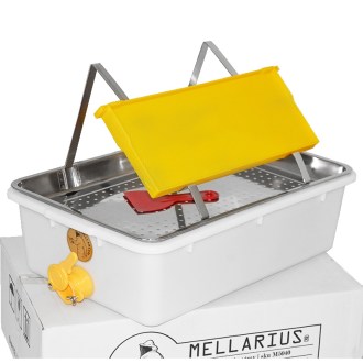 Fedelezőtálca - rozsdamentes acél - Mellarius