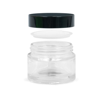 Üveg kozmetikai tégely 50 ml