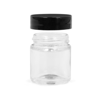 Üveg kozmetikai tégely 30 ml