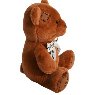 Teddy mackó sötétbarna - 25 cm