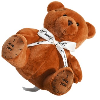 Teddy mackó sötétbarna - 25 cm