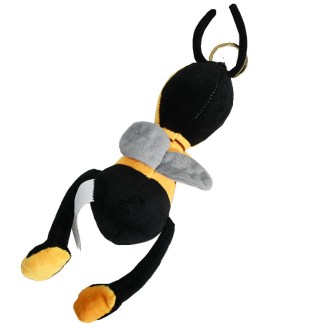 Plüss méhecske Bob kulcstartóval - 24 cm