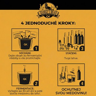 Házi mézsör készítő készlet – George's Mead (5 liter)