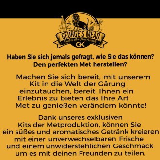 Házi mézsör készítő készlet – George's Mead (5 liter)