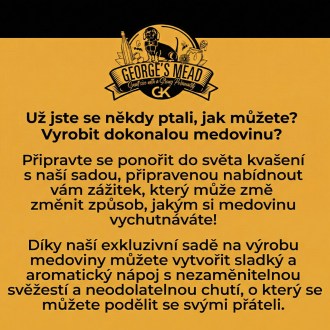 Házi mézsör készítő készlet – George's Mead (5 liter)