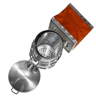 Füstölő (füstölő) - nagy - hosszú - kerek