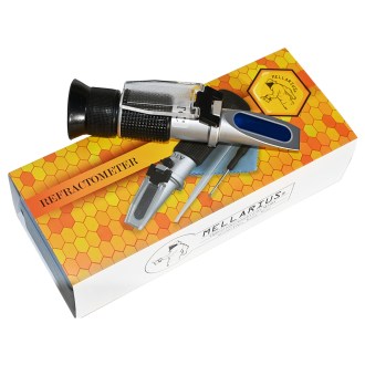 Mézrefraktométer Catania ATC - cukormérő a méz víztartalmának méréséhez