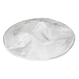 Rozsdamentes acél szita kerek megerősítéssel - finom - 450 mm