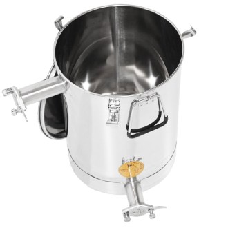 Pergetett méz ülepítő és tárolóedény Mellarius MaxiLine 25 kg kúpos aljjal