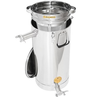 Pergetővödör és tisztítóvödör Mellarius MaxiLine 50 kg kúpos aljjal