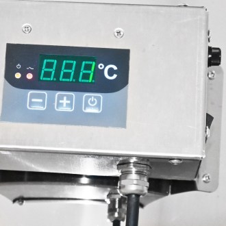 Kristálytalanító mézpergető vödör fűtéssel Mellarius MaxiLine 230 V - 163 liter / 225 kg