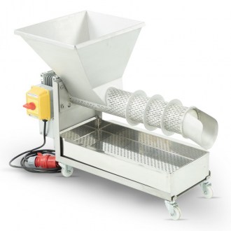 Csigás prés méz és viasz elválasztására a viaszfedelekből, teljesítmény 100 kg/h Lysoň - OPTIMA