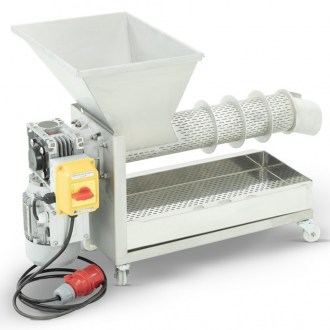 Csigás prés méz és viasz elválasztására a viaszfedelekből, teljesítmény 100 kg/h Lysoň - OPTIMA