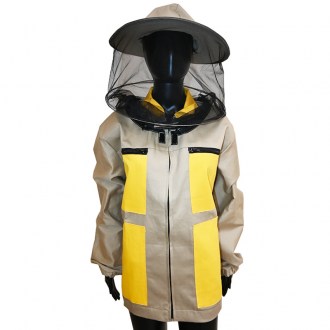 Méhészeti dzseki bézs, méret: S-XXXL