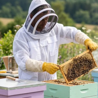 Professzionális méhészruha kalappal, méret: S-XXL