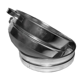 Kettős fenekű ónozott szűrő (szita) 23 cm füllel