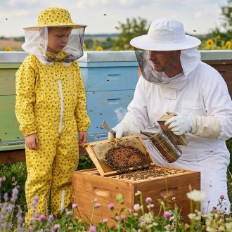 Gyermek méhészoverall Elegant Bee méret: S-XL