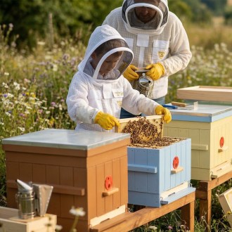 Gyermek méhészeti kezeslábas szellőzéssel Elegant Bee méret: S-XXL