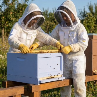 Gyermek méhészeti kezeslábas szellőzéssel Elegant Bee méret: S-XXL