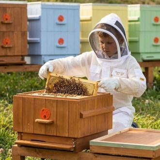 Gyermek méhészeti kezeslábas szellőzéssel Elegant Bee méret: S-XXL