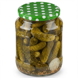 Befőttesüveg tető TO 82 - Pöttyös - zöld