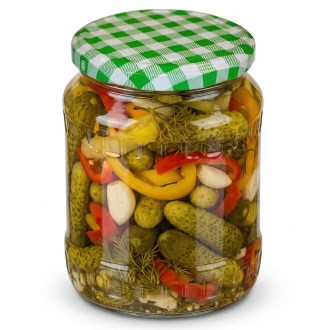 Mézes üveg tető TO 82 - Karo zöld