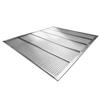 Műanyag anyarács fém 370x483 mm DE